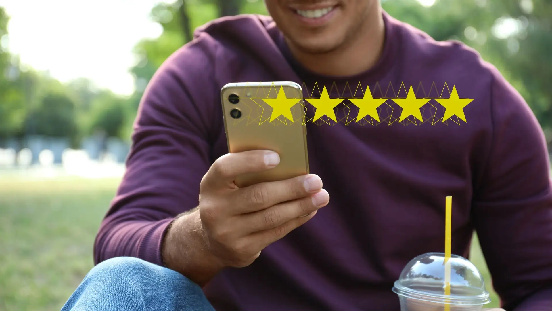 Image showing online reviews as social proof